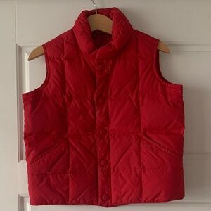 Red Lands End 3T Puffer Vest